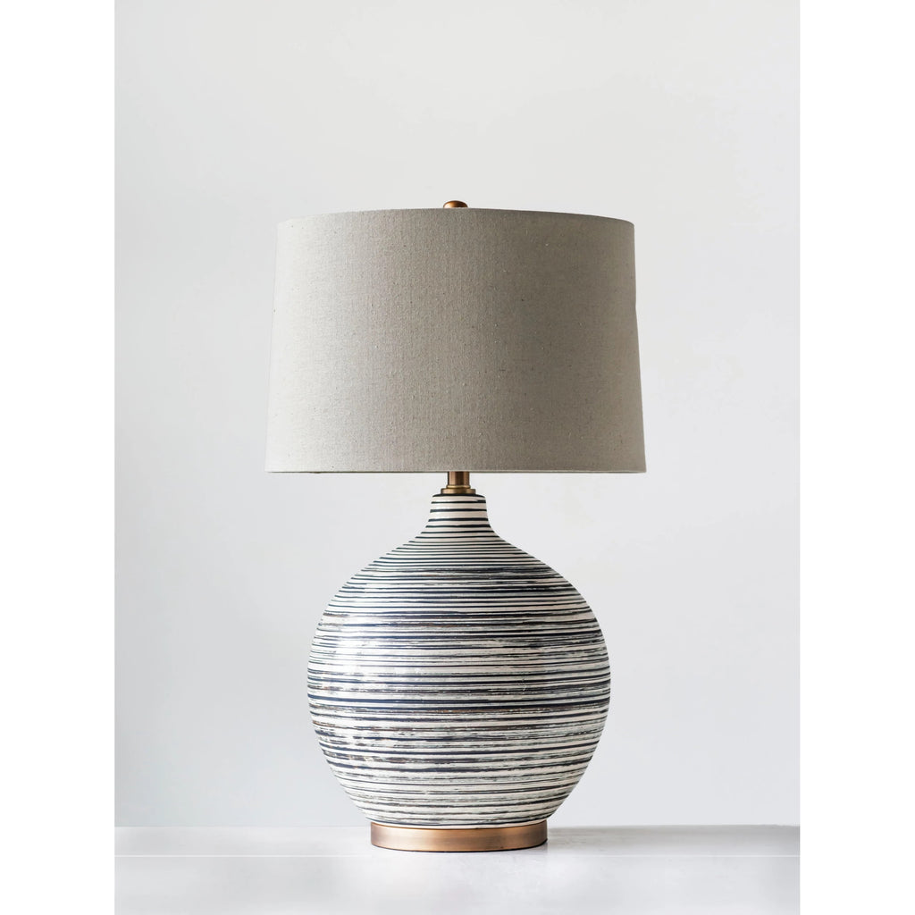 Textured Table Lamp
