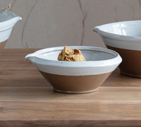 Stoneware Baking Bowl: Small