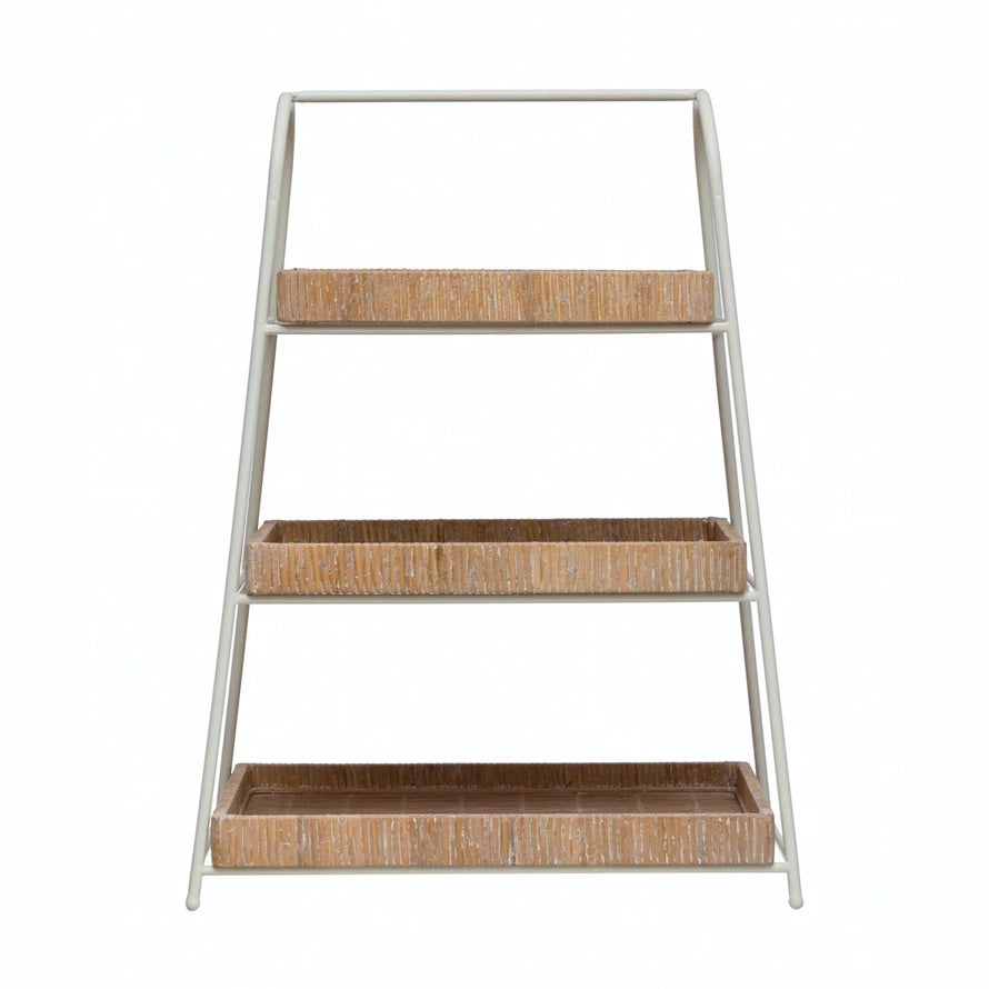 3 Tier Shelf with Removable Trays