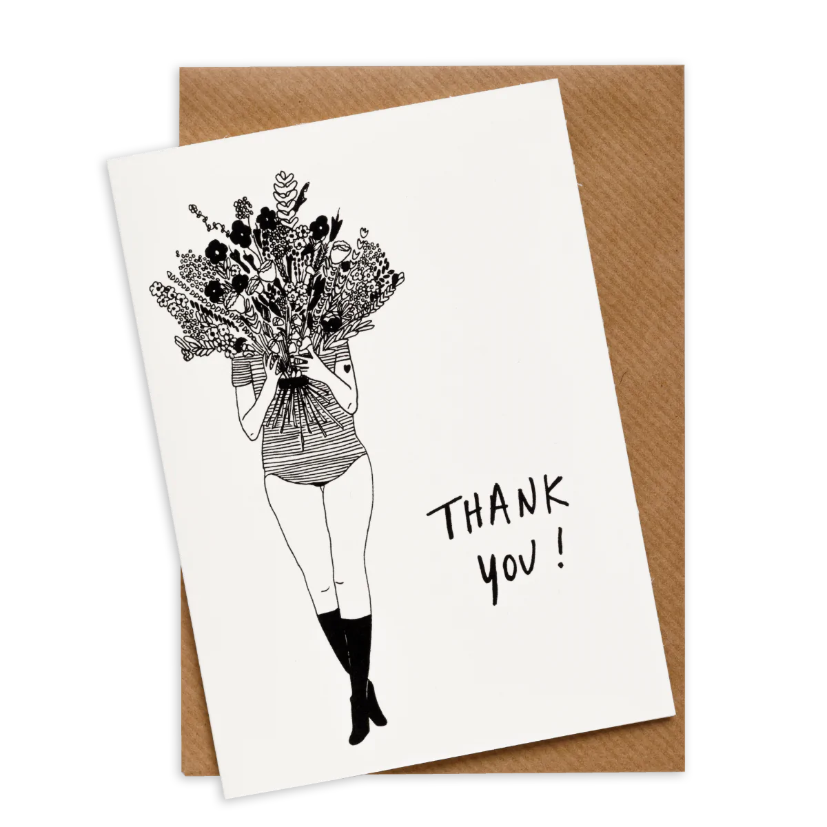 Card Thank You Flower Girl