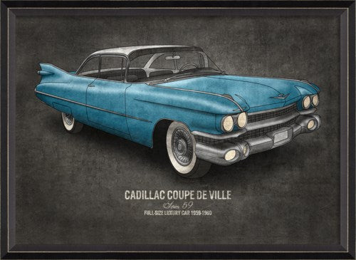 Cadillac Coupe de Ville Framed Wall Art