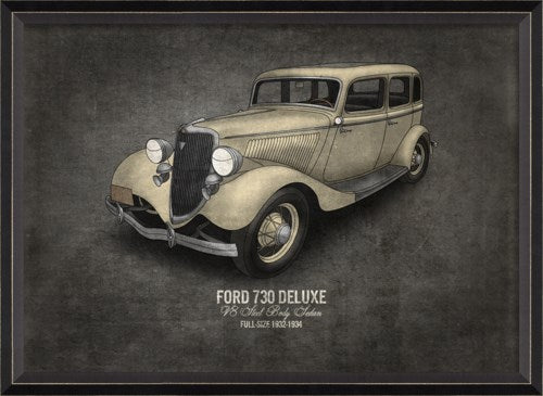 Ford 730 Deluxe Framed Art