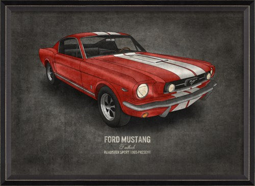 Ford Mustang Framed Art