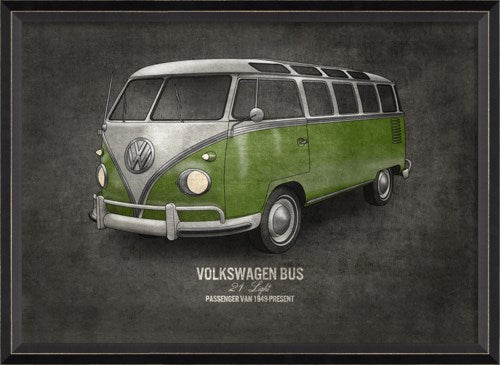 Volkswagen Bus Framed Wall Art