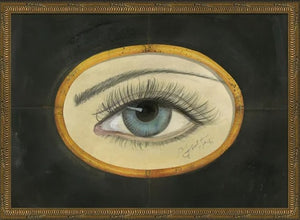 Blue Eye Framed Wall Art