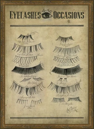 Eyelashes for all Occasions Framed Wall Art
