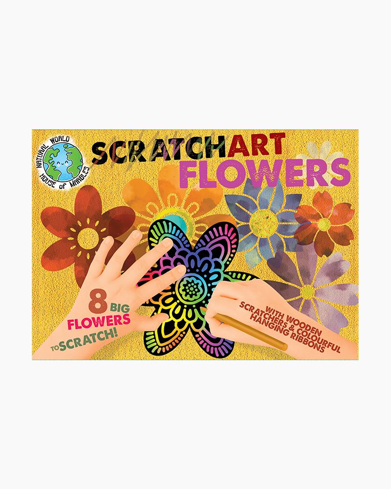 Scratch Art Flowers