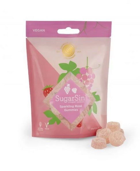 SugarSin Vegan Sparkling Rosé Gummies