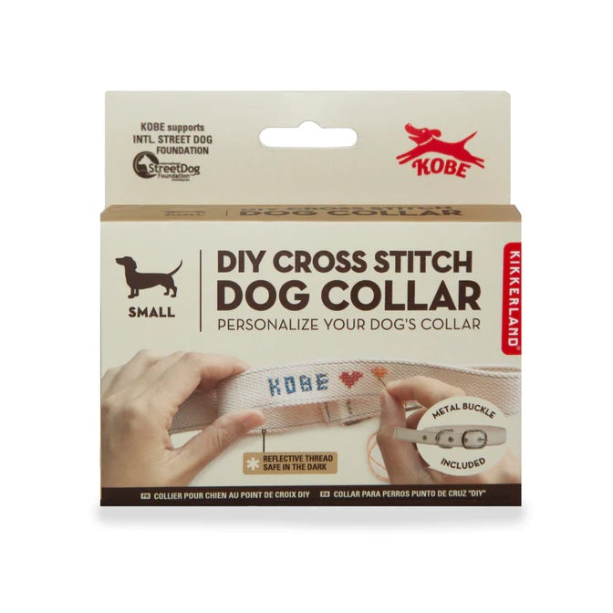 DIY Cross Stitch Dog Collar / Small