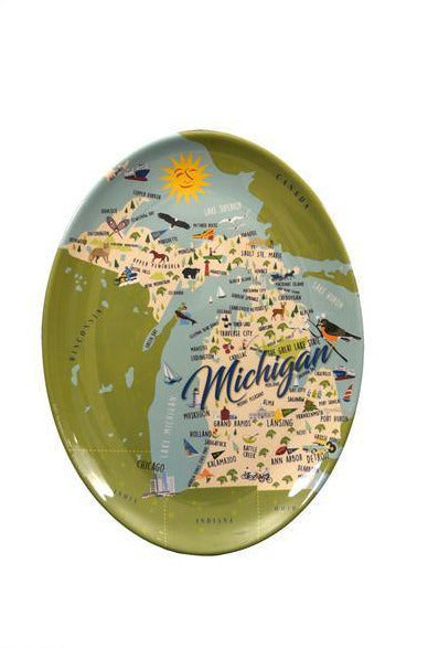 Michigan 16" Oval Platter NEW - Leon & Lulu - Shop Now