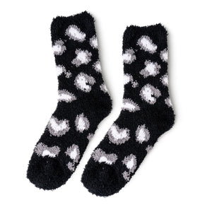 Cat Nap Lounge Socks in Black