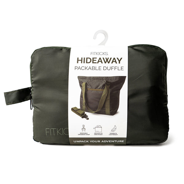 Hideaway Packable Duffel in Black