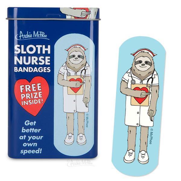 Sloth Nurse Bandage - Leon & Lulu - Shop Now