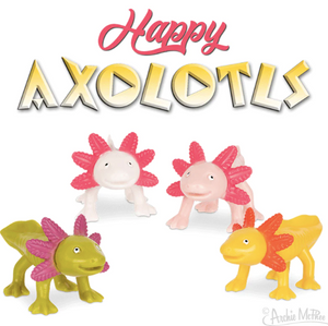 Happy Axolotls / Assorted Colors