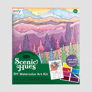 Scenic Hues DIY Watercolor Art Kit / Forest Adventure