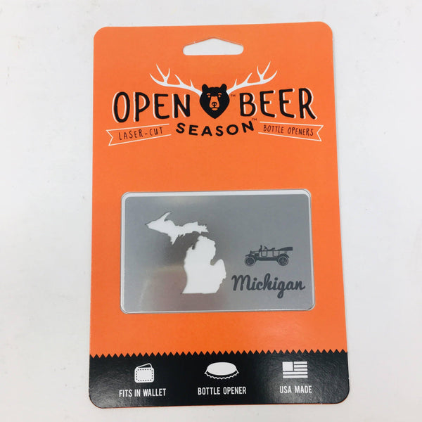 Michigan Card Bottle Opener - Leon & Lulu - Shop Now