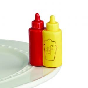 Nora Fleming Cookout Themed Mini Ketchup Mustard