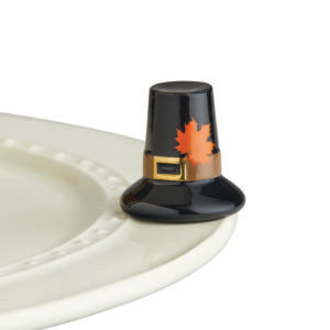 Nora Fleming Fall Holiday Minis Pilgrim Hat We Gather Together