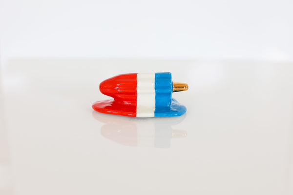 Nora Fleming Mini Red White and Blue Melting Popsicle