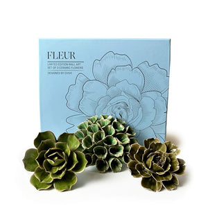 Fleur Ceramic Flower Gift Set