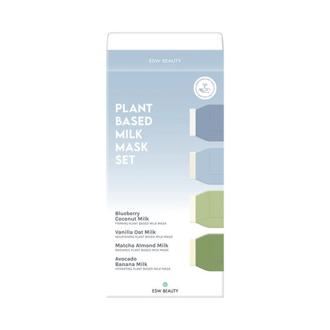 Plant-Based Milk Sheet Mask Set