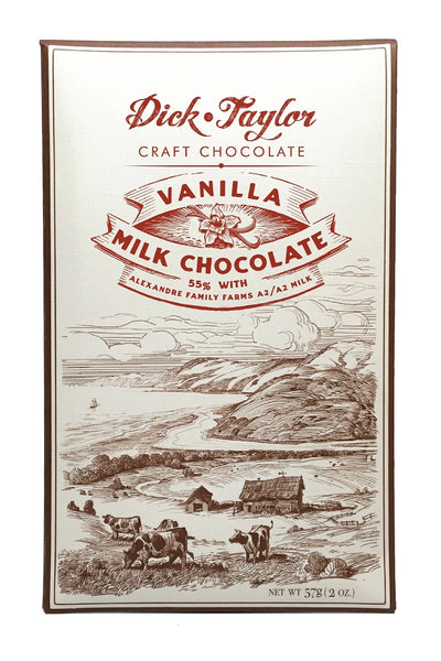 Dick Taylor Craft Chocolate Bar Vanilla Milk Chocolate