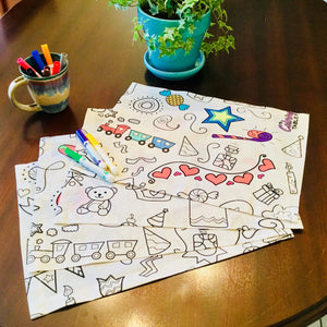 Colorable Placemats / Various Styles