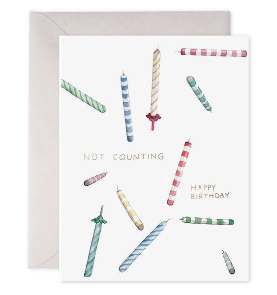 Not Counting Candles Birthday Card