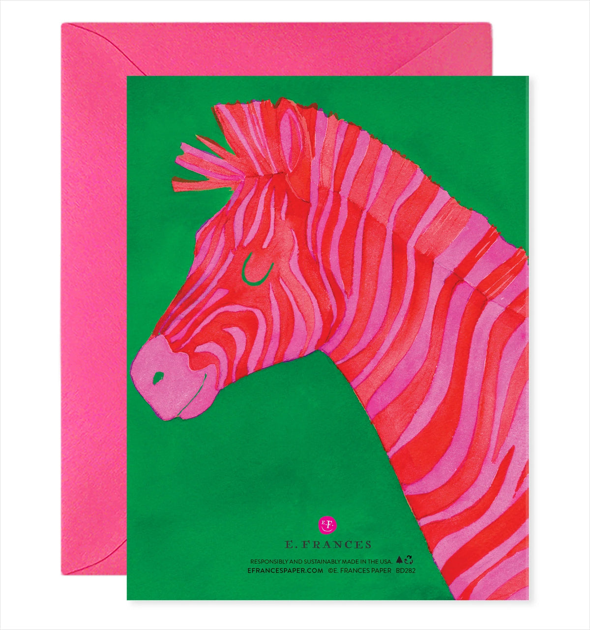 Extraordinary Zebra Birthday Card