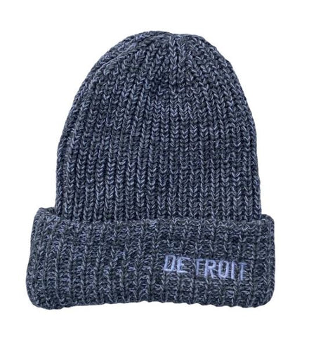 Knit Detroit Beanie / Grey