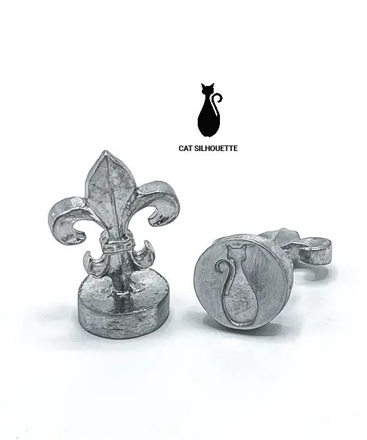 Classic Wax Seal Cat Silhouette