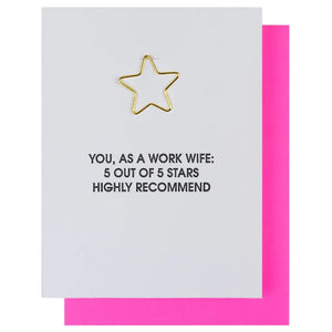 You As a Work Wife Card