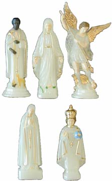 Mini Glowing Plastic Saints / Assorted Designs