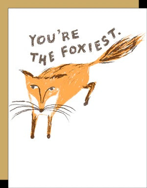 Foxiest Fox Card