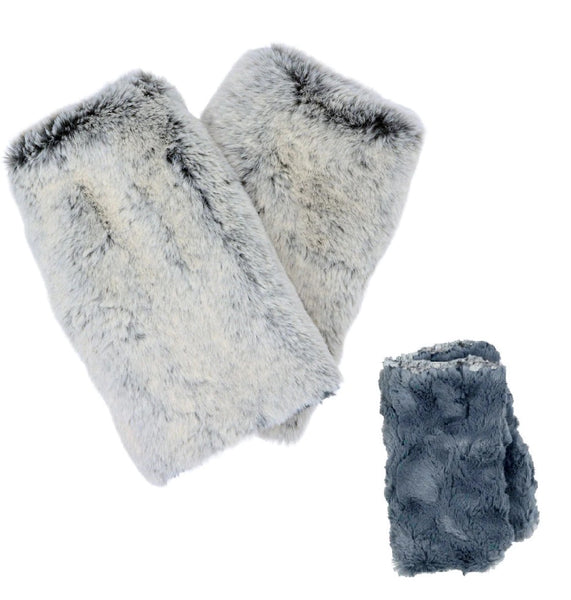 Faux Fur Fingerless Gloves