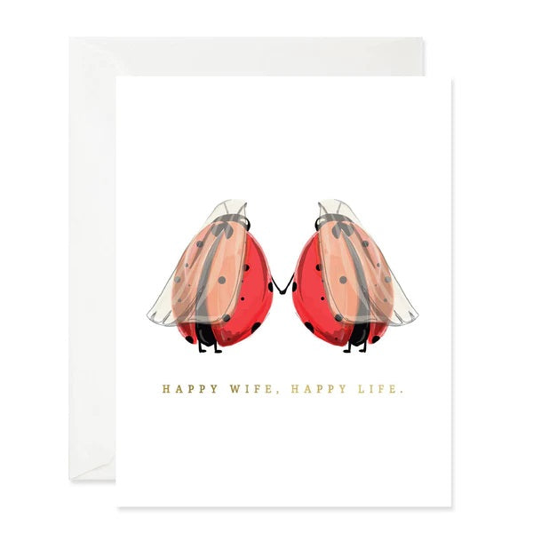 Happy Wives Wedding Card