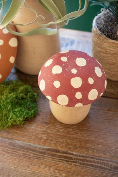 Clay Mushroom Canister / Small
