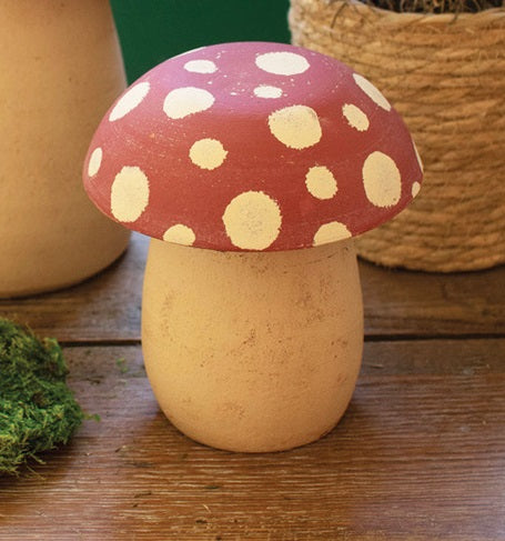 Clay Mushroom Canister / Small