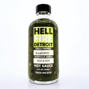 Hell Fire Detroit Hot Sauce / Anaheim