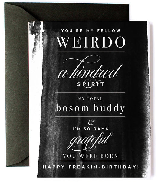 Bosom Buddy Birthday Card