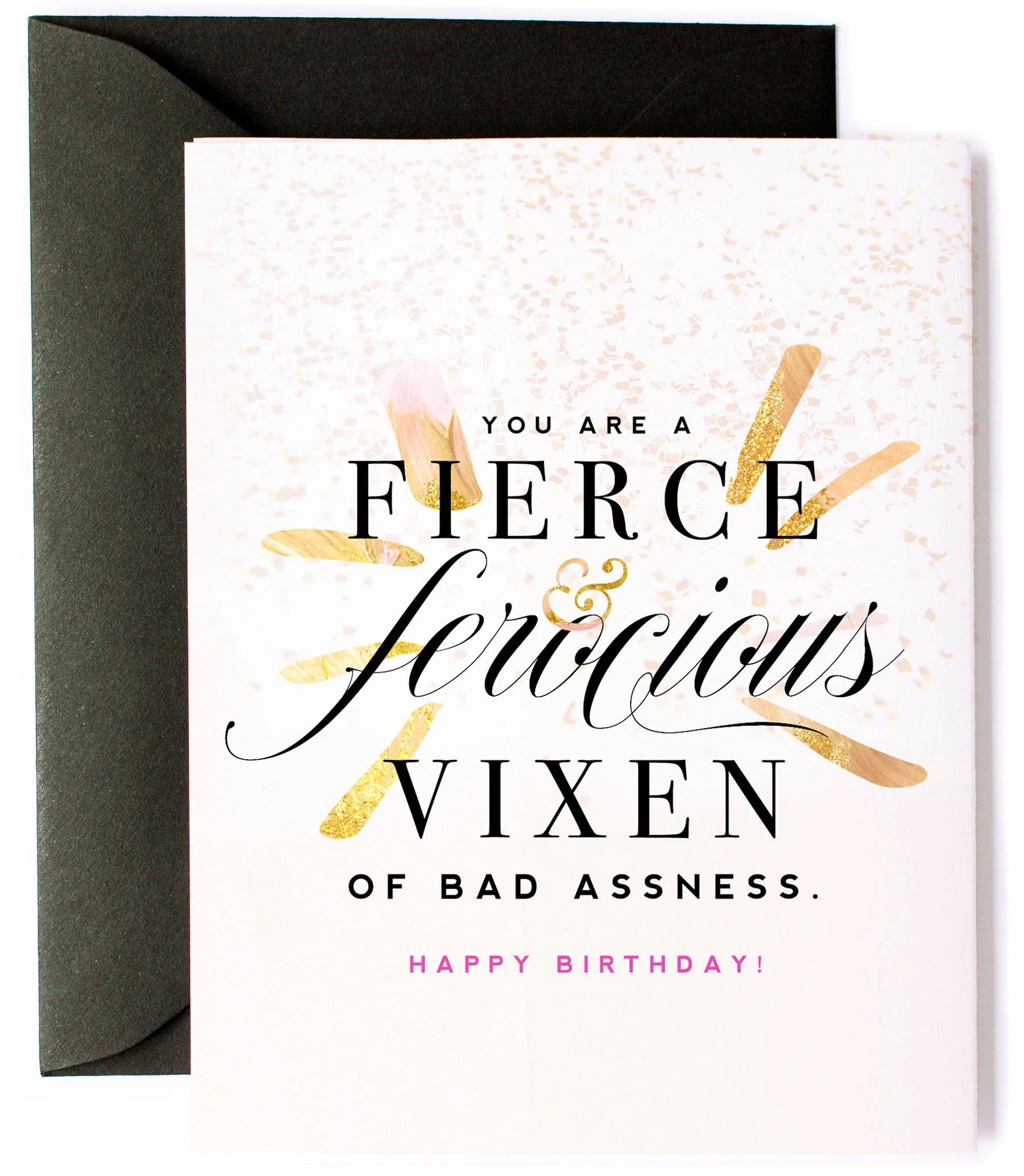 Fierce & Ferocious Vixen Birthday Card