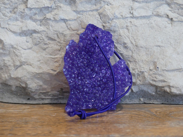 Michigan Mitten Shaped Air Freshener Lavender
