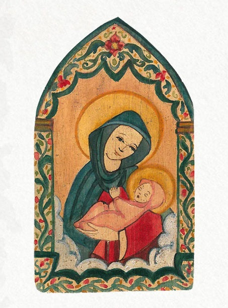 Madonna & Child Pocket Saint