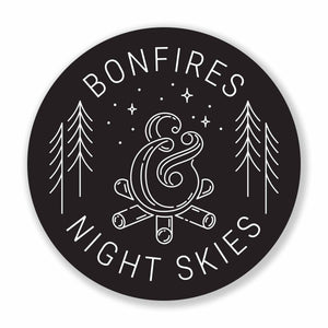 Bonfires Sticker
