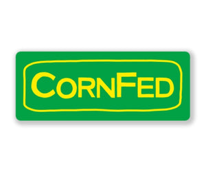 Corn Fed Sticker
