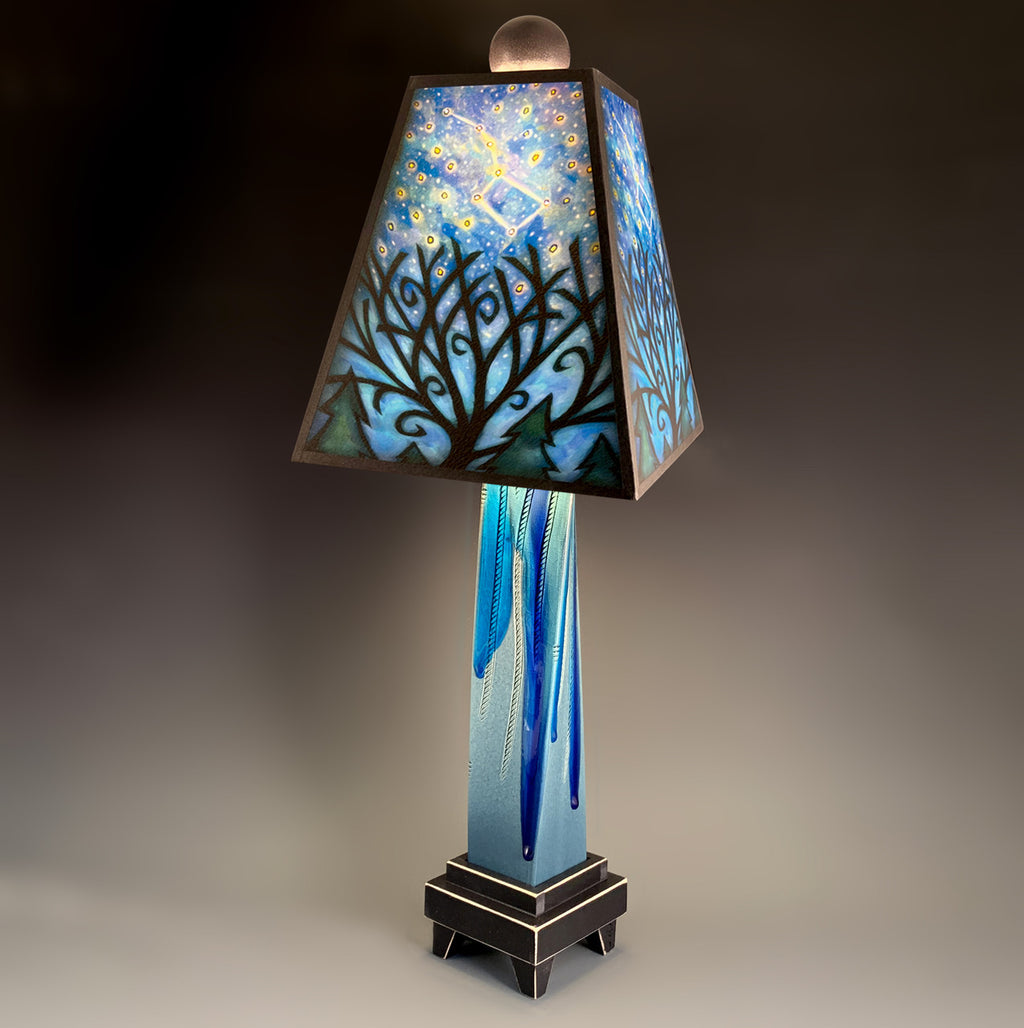 Constellation Extruded Lamp / Blue Twist