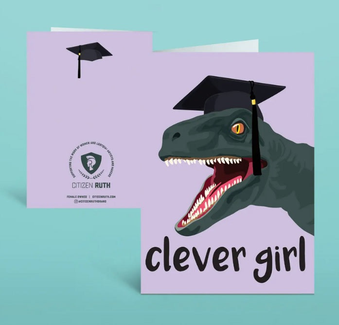 Clever Girl Graduation Card
