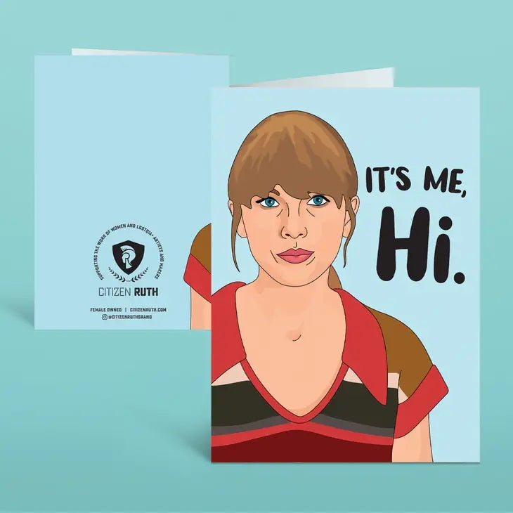 Taylor Swift "It's Me" Card