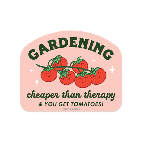 Gardening Therapy Sticker