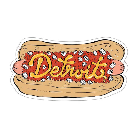 Sticker Detroit Coney Dog - Leon & Lulu - Shop Now